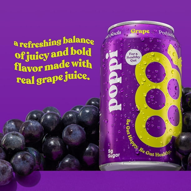Poppi Low Calorie Prebiotic Soda for Office Breakroom