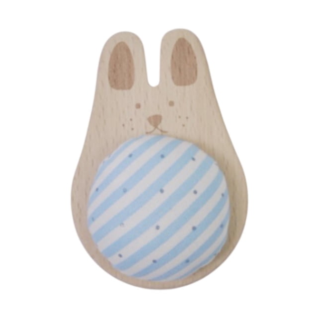 segolike Cute Pin Cushion Wooden Base Compact Sewing Craft Accessory for Cross Stitch