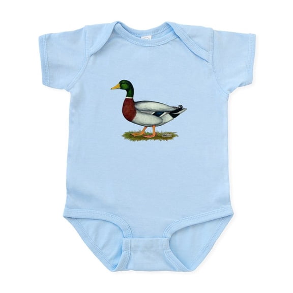 CafePress - Mallard Duck Drake Infant Bodysuit - Baby Light Bodysuit, Size Newborn - 24 Months