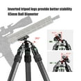 thumbnail image 4 of SUNWAYFOTO T4020CSLI-L, 73” Tall Inverted Leg  Carbon Fiber Tripod with 65mm Arca Ballhead, 40mm Tubes Two Section, 4 of 9