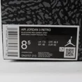 thumbnail image 3 of Ni - ke Ni - ke Air Jordan 3 Retro 'Black Cement' (2024) DN3707-010 Men's Size 8.5 Shoes, 3 of 5