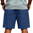 thumbnail image 5 of Satingcolo Mens Mesh Camo Graphic Shorts Vintage Designer Workout Shorts Casual Cool Streetwear Waist Pants Dark Blue M, 5 of 6