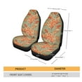 thumbnail image 5 of Xoenoiee Abstract Floral Print Universal Fit 2pc Front Seat Covers for Car Bucket Seat Cover Automotive Seat Cover Saddle Blanket for Car SUV & Truck Vans, 5 of 6