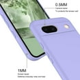 thumbnail image 2 of Designed for Google Pixel 8a Case, Slim Liquid Silicone for Women Men with Scratch-Resistant Microfiber Lining Shockproof Soft Silicone Protective Phone Case for Google Pixel 8a (Purple), 2 of 16