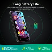 72GB WiFi Mp3 Player with Bluetooth, TIMMKOO 4.0 Full Touch Screen Mp3 Mp4 Player with Speaker, HiFi Sound Digital Music Player with FM Radio, Recorder, Clock, Browser (Black)