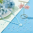 thumbnail image 5 of PH 1500pcs Candy Color Seed Beads 15 Colors Glass Beads 6/0 4mm Waist Beads Spacer Beads Tiny Glass Bead Kit for DIY Crafts Supplies Earrings Necklaces Bracelet Jewelry Making Colorful DIY, 5 of 9