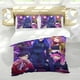 thumbnail image 5 of Funneh Krew Conjunto de sábanas temático, trío de piezas, cómodo y amigable con la piel, diseño único, regalo de decoración para el hogar para familiares, amigos y fans,173cm *218cm, 5 of 6
