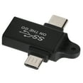 thumbnail image 3 of USB 3.0 To Micro USB And Type C Adapter, 2 In 1 OTG Easy To Carry Practical To Use Lightweight  For Home For Family, 3 of 8