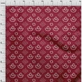 thumbnail image 3 of oneOone Cotton Poplin Twill Carmine Red Fabric Ethnic Bandhani Sewing Craft Projects Fabric Prints By Yard 56 Inch Wide, 3 of 4