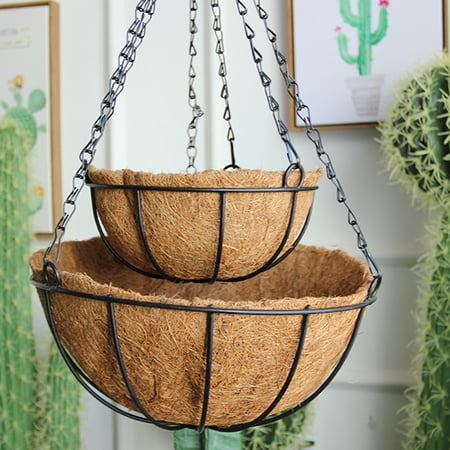 coir basket planter