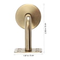 thumbnail image 2 of 2pcs Handrail Wall Mounted Brackets Support Practical Handrail Holder Bracket, 2 of 9