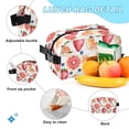 thumbnail image 5 of ALAZA Orange Strawberry School Backpack Lunch Box Set Student Bookbag, 5 of 7