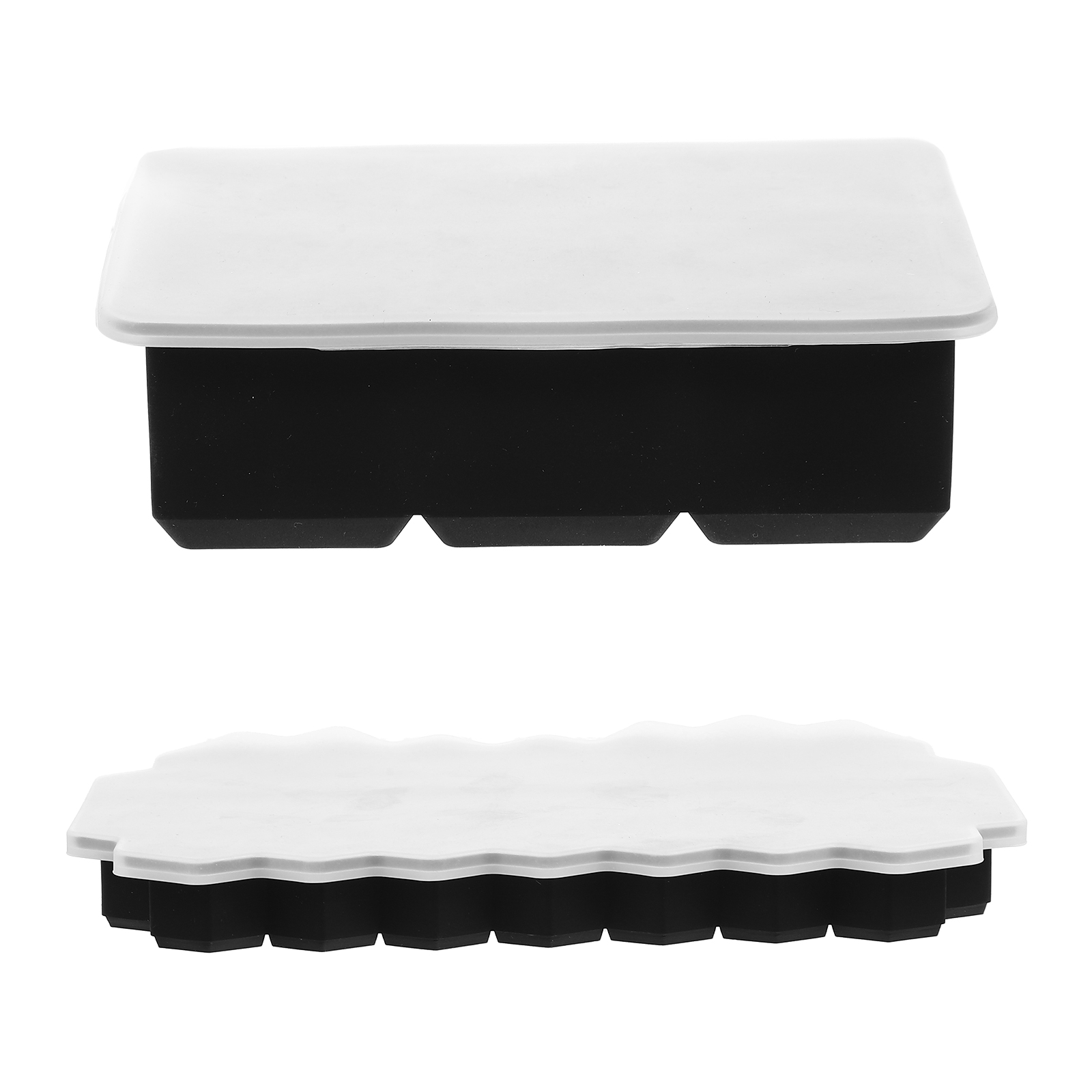 Homemaxs 2 Sets Diy Household Ice Making Molds Silicone Ice Tray