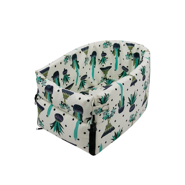 Methold Impresión de cactus, tela Interior para coche, casa para mascotas, portador de nido impermeable, vehículo Universal, asiento trasero para Suministros para perros Methold PT004522-00