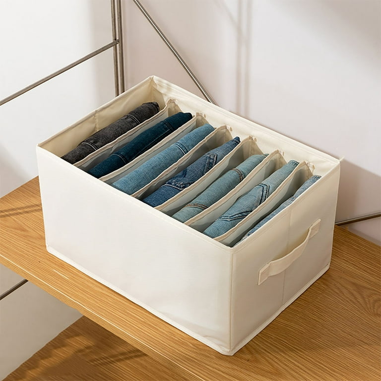 Soft Bins for Storage Foldable Storage Bag Organizer Storage Clothes Compartment Storage Mesh Compartment Drawer Bag Trouser Box Box Housekeeping 