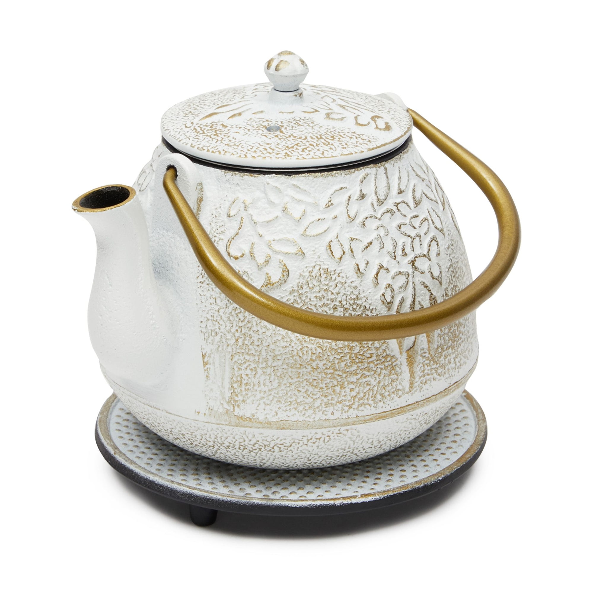 Velaze 37 oz. Japanese Antique Small Dot Cast Iron Teapot with