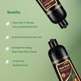 thumbnail image 3 of Blonde Brown Hair Dye, Hair Dye Shampoo for Women & Men, Color Shampoo Hair Dye, Shampoo Para Pintar El Cabello 16.9 Fl Oz, Safe and Natural Champu Para Canas (Blonde Brown), 3 of 6