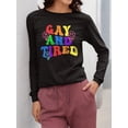 thumbnail image 2 of Colorful Lgbtq Pride Tee Long Sleeve Women's, 2 of 4