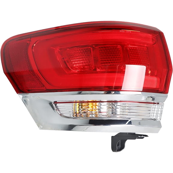 OTTULUR Left Side Tail Light Assembly Replacement for Grand Cherokee 2014-2019 Outer Driver Side Rear Brake Lamp 68110017AG CH2804106