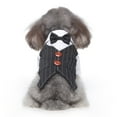 thumbnail image 2 of potrochi Dog Tuxedo Dog Suit, Dogs Tuxedo Wedding Party Suit, Dog Prince Wedding Bow Tie Shirt Formal Dog Wedding Attire, Pet Clothes Dog Shirt for Small and Medium Large Dogs, 2 of 6
