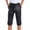 Black, variant on fartey Leather Shorts for Men Lounge Button Pockets Zipper Stretchy Short Loose Fit Summer Outdoors Running Sports Gym Shorts