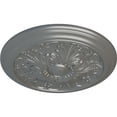 thumbnail image 3 of Ekena Millwork 16 7/8"OD x 5/8"P Vienna Ceiling Medallion (Fits Canopies up to 3 1/4"), Hand-Painted Silver, 3 of 6