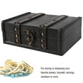 thumbnail image 4 of Practical Storage Box, Wooden Storage Box Storage Boxes, Jewelry Storage Box For Jewelry Earrings Bracelet Necklace 6273-01-Gray, 4 of 8