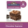 thumbnail image 3 of (4 pack) GHIRARDELLI Chocolate Supreme Premium Brownie Mix, Includes Chocolate Syrup, 18.75 oz Box, 3 of 14