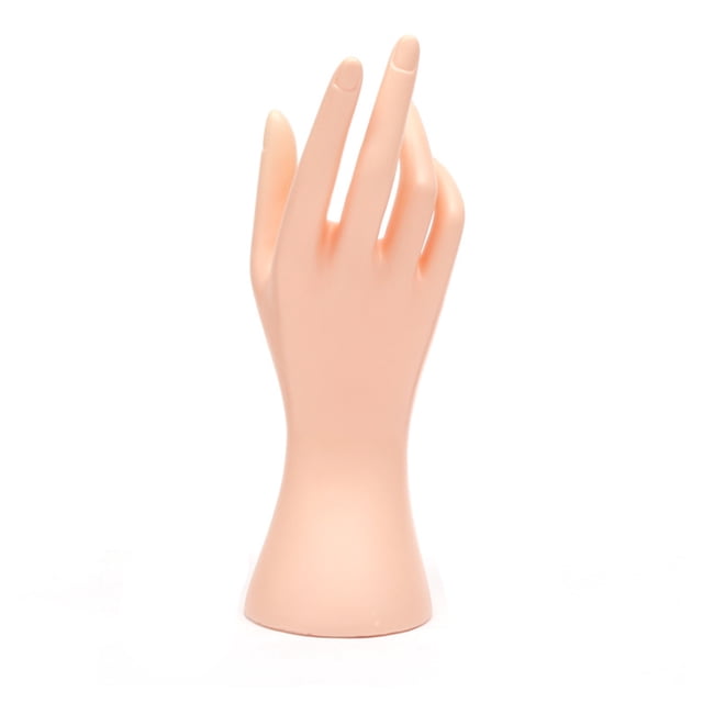 unbranded 2Ud Mannequin Mano Para Exposición De Relojes Y Anillos Color Amarillo Claro Durable