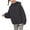 Black, variant on WOYY Toddler Girls Sun Protection Lightweight Outerwear Loose Fit Zipper Jacket, Sizes 2-16