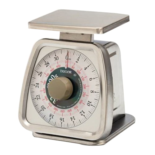 50-Pound Taylor Precision Products Stainless Steel Analog Portion Control Scale 