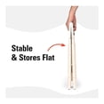 thumbnail image 5 of Foldable Step Stool – Holds Adults up to 300 Lbs, Best for Kitchen & Bathroom – Collapsible, Portable, Lightweight Stepping Stool with Sturdy, Non-Slip Design – White, 15” 15 Inch, 5 of 7