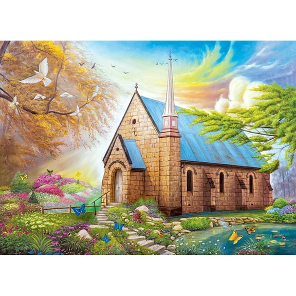 Serenity Church II by Vivienne Chanelle 1000 Piece Jigsaw Puzzle