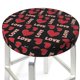 thumbnail image 3 of Disketp Heart Funda Redonda para Taburete, Funda de Cojín para Silla de Bar Suave y Elástica-12 inch, 3 of 7
