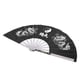 thumbnail image 2 of Abanico de acero inoxidable para práctica de baile, Tai Chi, artes marciales, Kung Fu, entrenamiento, rendimiento, negro YUNYI BRAND  Deportes, 2 of 8