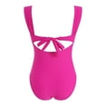 thumbnail image 7 of Linfrsh Womens One Piece Swimsuit Modest Tummy Control Bathing Suit Full Coverage Sexy Swim Suits Hot Pink,XL, 7 of 7