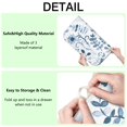 thumbnail image 3 of Microfibre Drying Mat for Kitchen Watercolored Blue Leaves Dish Drying Drainer Mat Absorbent Drying Mat Washing Up for Glass, Plate & Cup 16inch X 18inch, 3 of 3
