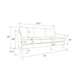 thumbnail image 3 of DHP Marbella 3-Seater Sofa, 3 of 9