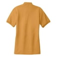 thumbnail image 6 of Mafoose Women's Comfortable Silk Touch Polo Golf Shirt Short Sleeve Gold 5XL, 6 of 7