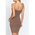 thumbnail image 3 of Women's Solid Straight Cami Heavy Rib MIni Dress, 3 of 4