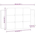 thumbnail image 2 of vidaXL Full Modern Headboards Panel, Black, 2 of 4