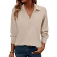 thumbnail image 3 of Zeagoo Long Sleeve Button Down Shirts for Women Business Casual Blouses Button Up Clothes Fashion Tops, 3 of 6