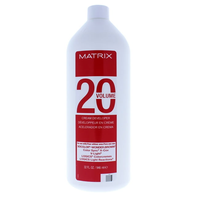 Desarrollador de crema Matrix con volumen 20 para unisex, 32 onzas líquidas MATRIX belleza