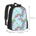 thumbnail image 2 of Balery Dragonfly Floral Backpack for Men and Women - Durable 600D Oxford Cloth -Large Capacity, Water-Resistant School, Travel, and Hiking Bag, 2 of 7