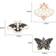 thumbnail image 4 of Pins de esmalte de mariposa - broches de alfileres de solapa de esmalte para mochilas, joyería de insignia steampunk esquí esquí Gafas de esquí, 4 of 5