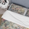 thumbnail image 4 of Designart "Daisy Tranquility in Orange Green" Floral Daisy Bedding Covert Set - Daisy Orange Floral Bed Set With 2 Shams, 4 of 6