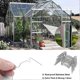 thumbnail image 4 of 100Pcs Greenhouse Glass Clips,Stainless Steel Greenhouse Glass Pane Fixing Clips Greenhouse Clips Glass Clamps, 4 of 5