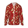 thumbnail image 2 of Uemuo Fire Extinguisher Pattern Women's Full Zip UPF 50+ Sun Protection Hoodie Jacket Long Sleeve Sun Shirt Hiking Outdoor Performance with Pockets-X-Large, 2 of 9