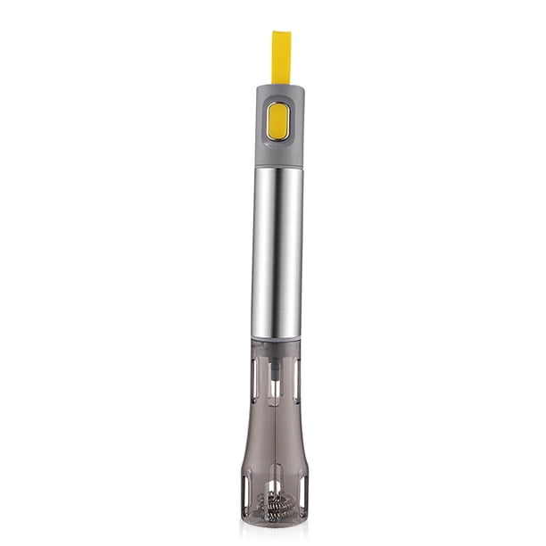 Pequeña leche eléctrica Frecuencia de acero Huevo de acero High Beater High Battery Travel Whisk Foamer Herraming Herramienta Utensilio Café Amarillo Inevent HA010252-03