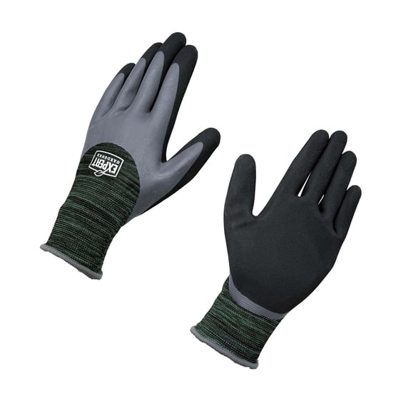 Expert Gardener Mens Coated Latex Gardening Gloves, Size M